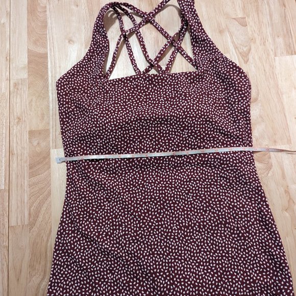 Buffbunny - Revolution Tank - Vineyard Dark Red Bossy Print - M - Picture 6 of 6